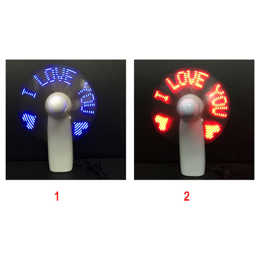 Handheld LED Flashing Fan | Portable Mini Fan | DealersDealers