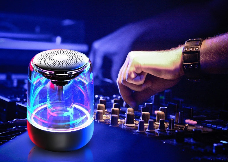 Portable Bluetooth Speaker | Bass Radio with RGB LED Light | DealersDealers