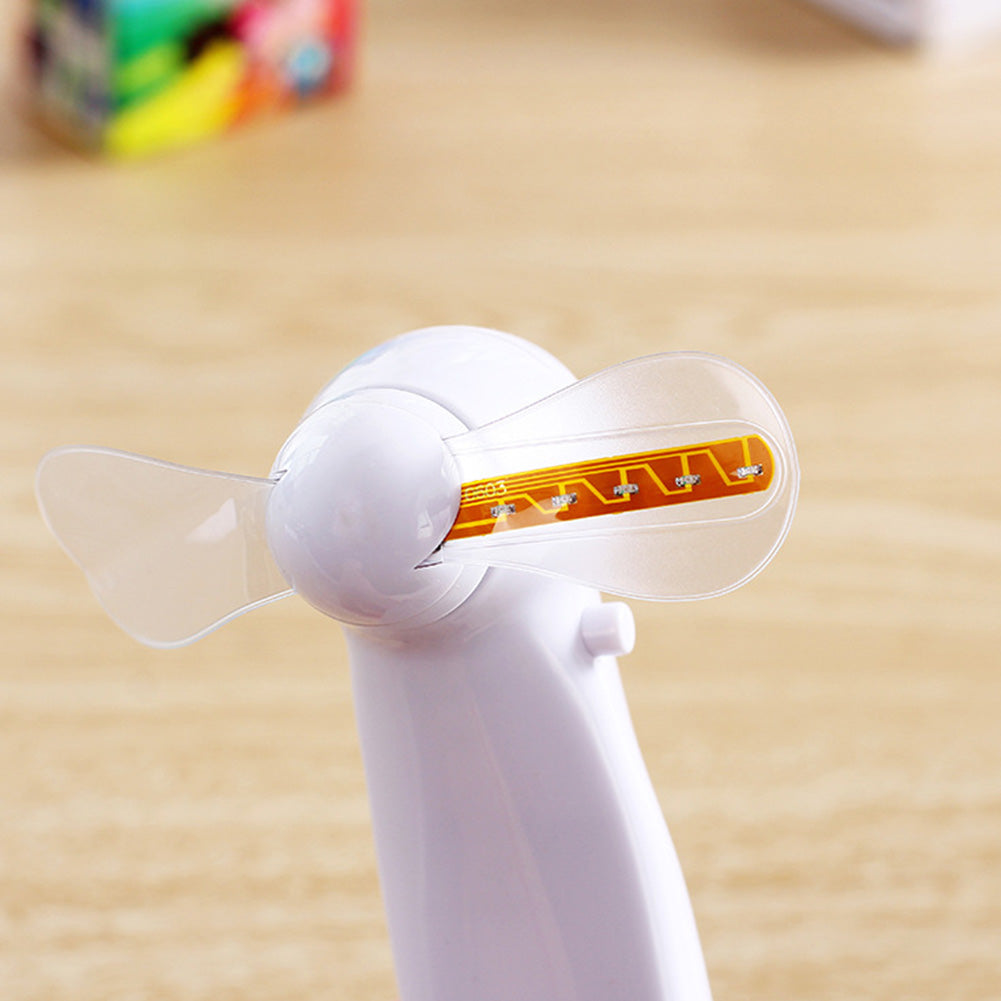 Handheld LED Flashing Fan | Portable Mini Fan | DealersDealers
