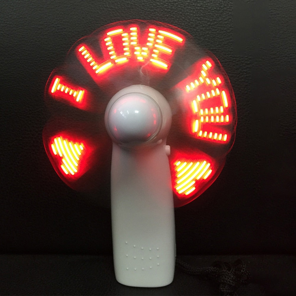 Handheld LED Flashing Fan | Portable Mini Fan | DealersDealers