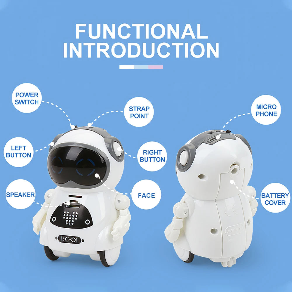 Mini Smart Robot Toy | Talking Voice Recognition Dancing Story Robot | DealersDealers