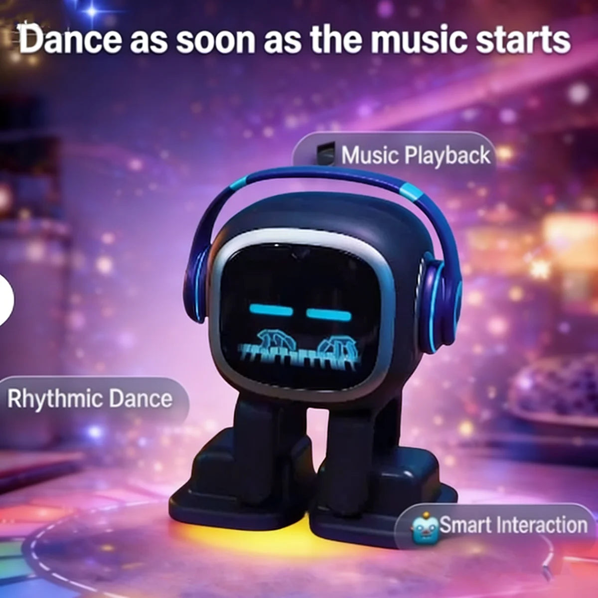 EMO Rux AI Desktop Robot | Voice Dialogue Camera Smart Companion | DealersDealers