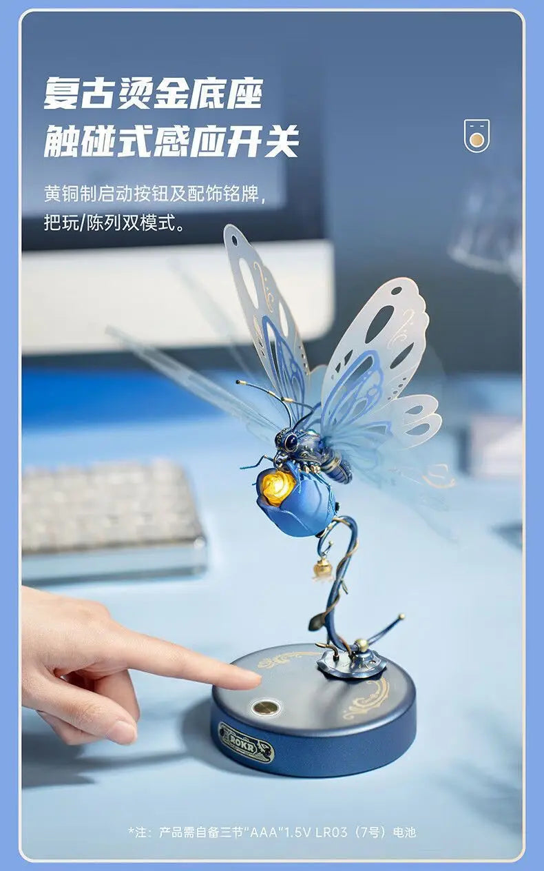 Robotime Mechanical Butterfly DIY Metal Model | Premium Assembly Toy | DealersDealers