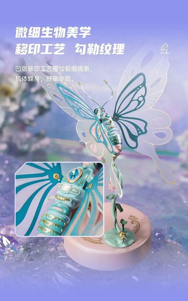 Robotime Mechanical Butterfly DIY Metal Model | Premium Assembly Toy | DealersDealers
