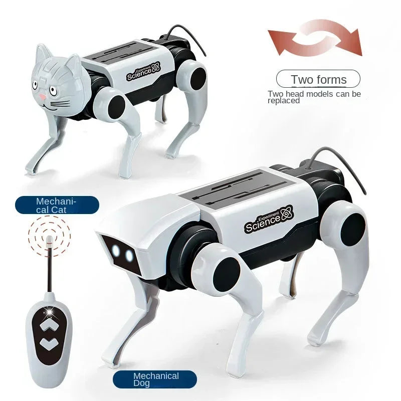 RC Mechanical Dog DIY Kit | Science Teaching Assembly Robot Toy | DealersDealers
