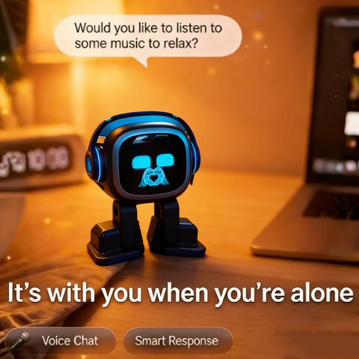 EMO Rux AI Desktop Robot | Voice Dialogue Camera Smart Companion | DealersDealers