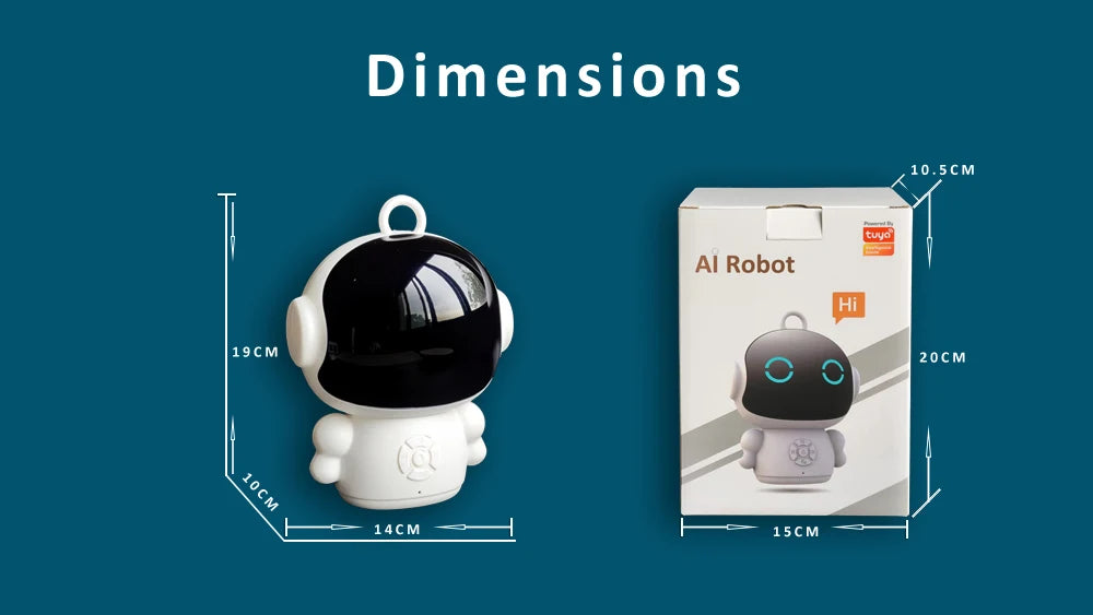 Tuya Smart AI Robot for Kids | WiFi Speech Recognition Learning Machine | DealersDealers