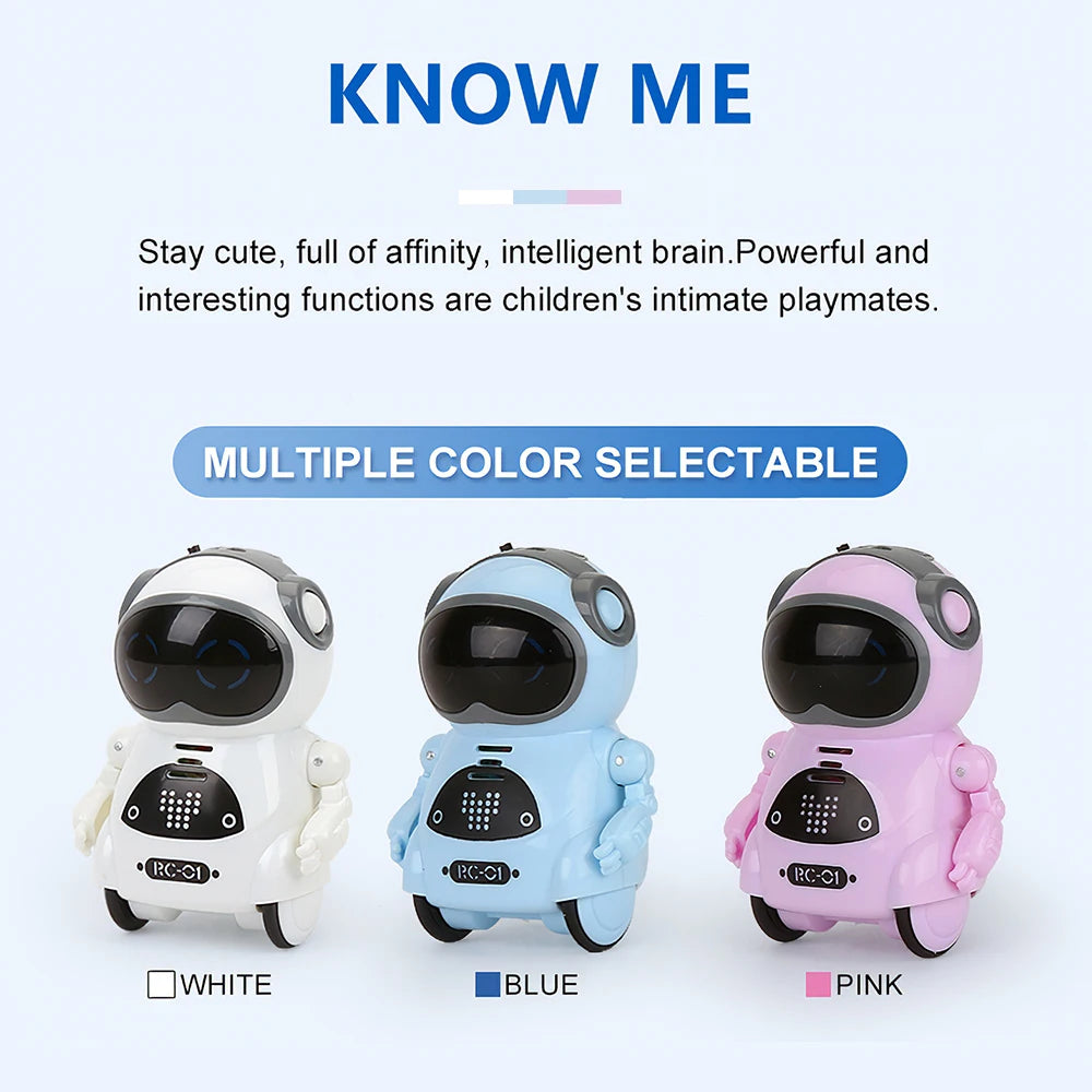 Mini Smart Robot Toy | Talking Voice Recognition Dancing Story Robot | DealersDealers