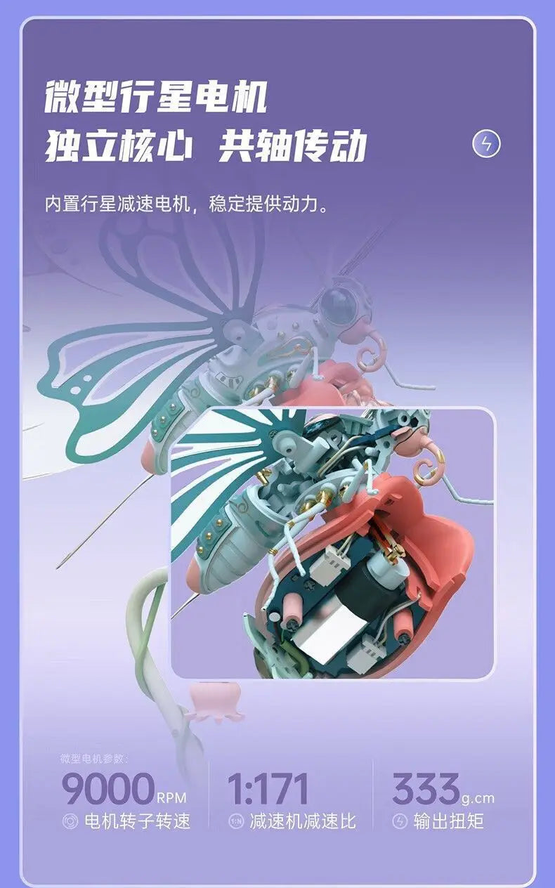Robotime Mechanical Butterfly DIY Metal Model | Premium Assembly Toy | DealersDealers