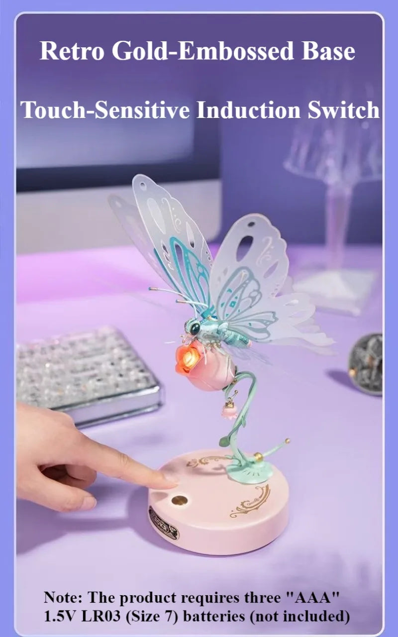 Robotime Mechanical Butterfly DIY Metal Model | Premium Assembly Toy | DealersDealers