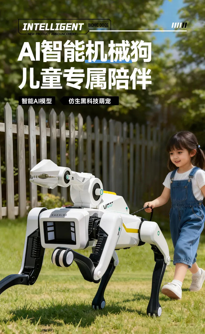 AI Robot Dog 2026 | Bionic Mechanical Arm Remote Control Smart Pet | DealersDealers