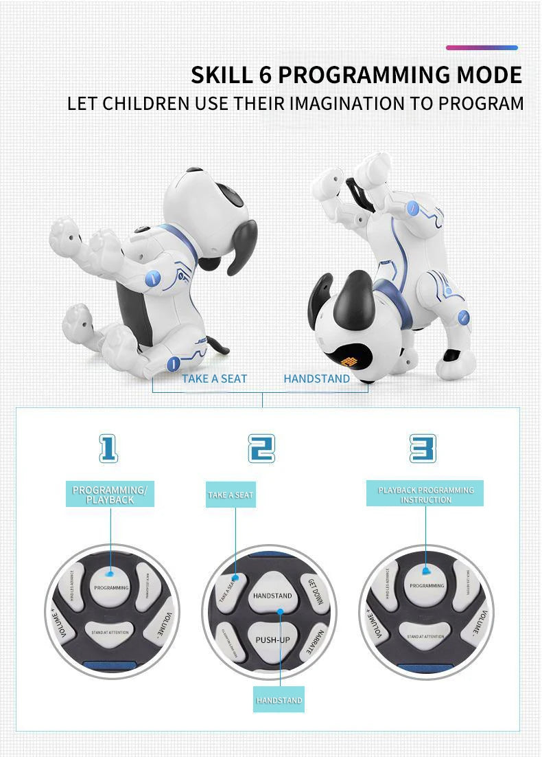 AI Intelligent Pet Robot Dog | Voice Touch Sensing Smart Companion | DealersDealers