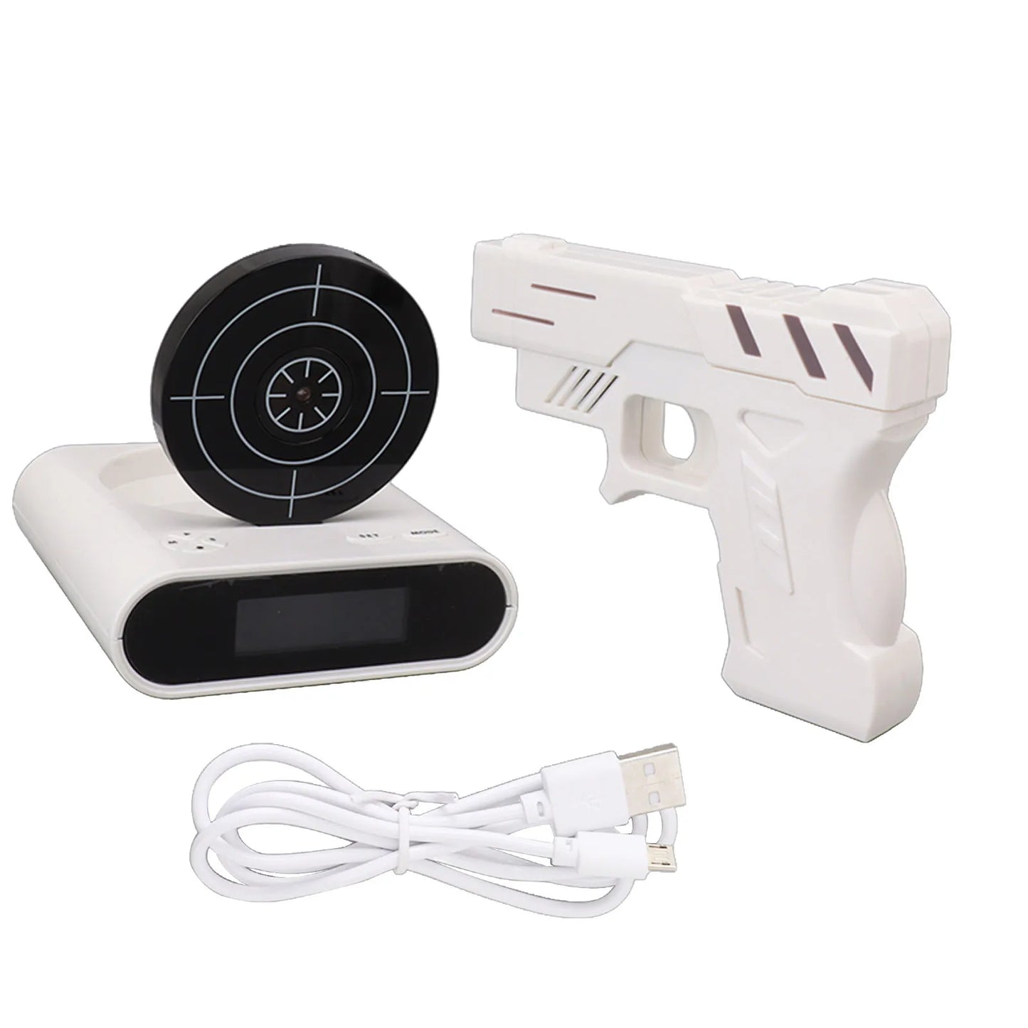 Shooting Target Alarm Clock | LED Display Smart Desk Clock | DealersDealers