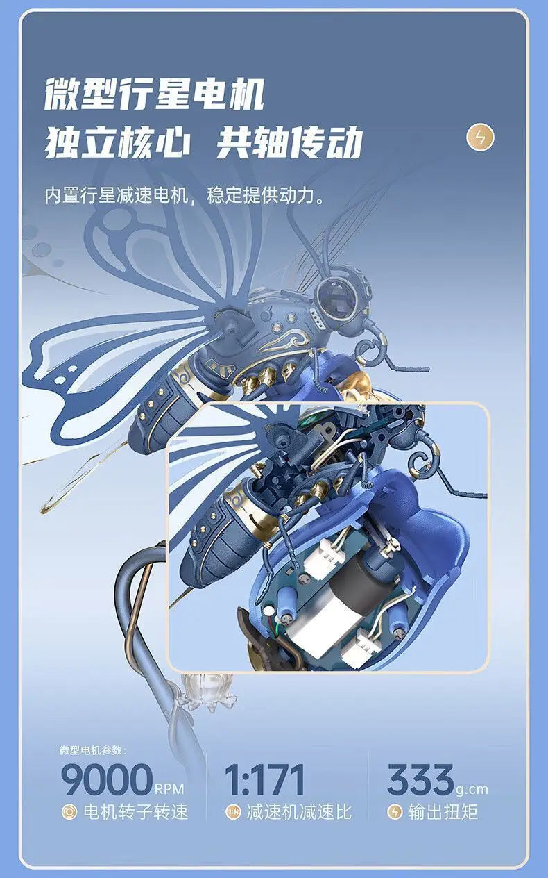 Robotime Mechanical Butterfly DIY Metal Model | Premium Assembly Toy | DealersDealers