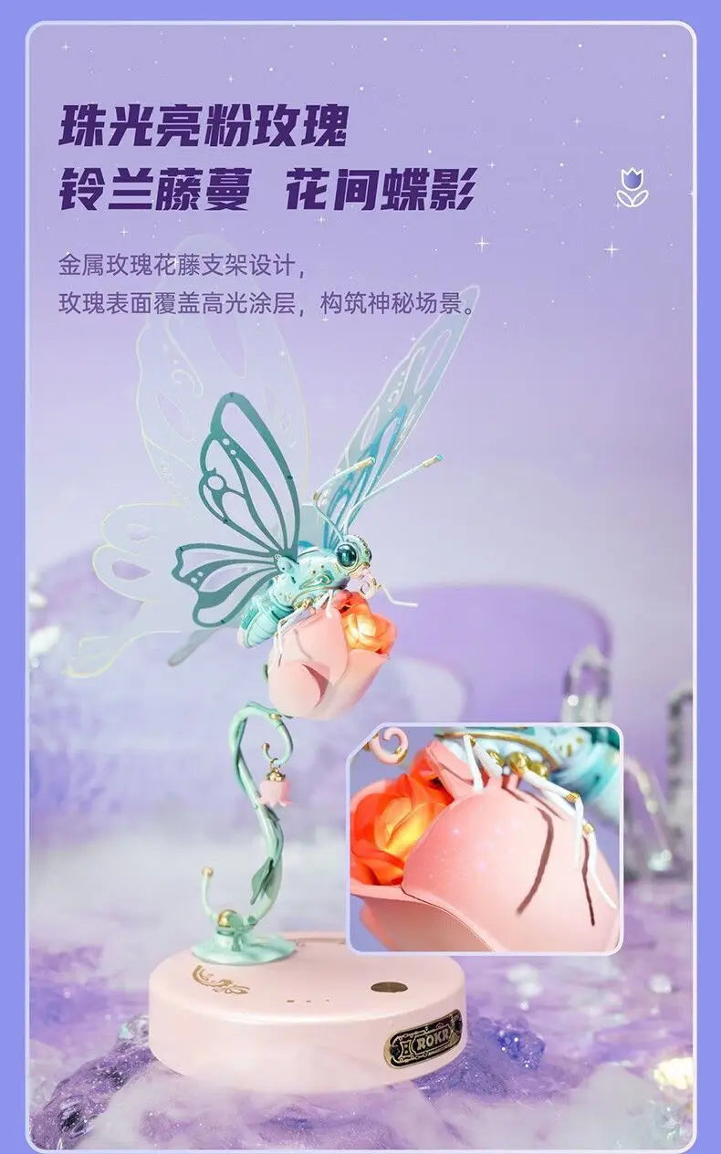Robotime Mechanical Butterfly DIY Metal Model | Premium Assembly Toy | DealersDealers
