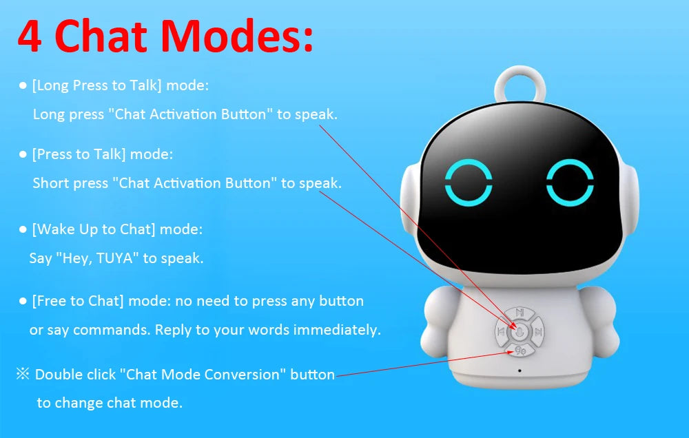 Tuya Smart AI Robot for Kids | WiFi Speech Recognition Learning Machine | DealersDealers