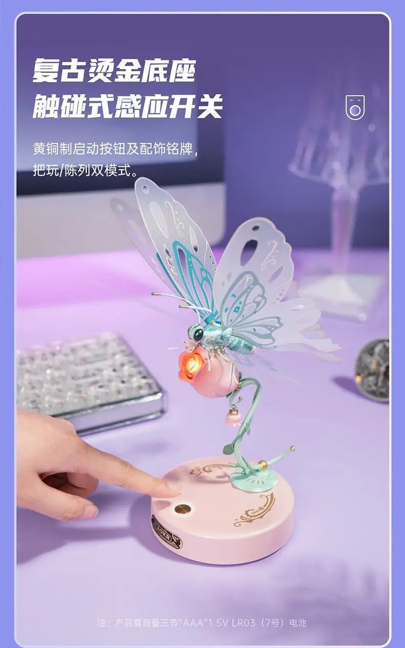 Robotime Mechanical Butterfly DIY Metal Model | Premium Assembly Toy | DealersDealers