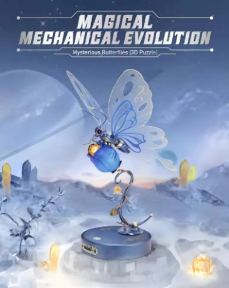 Robotime Mechanical Butterfly DIY Metal Model | Premium Assembly Toy | DealersDealers