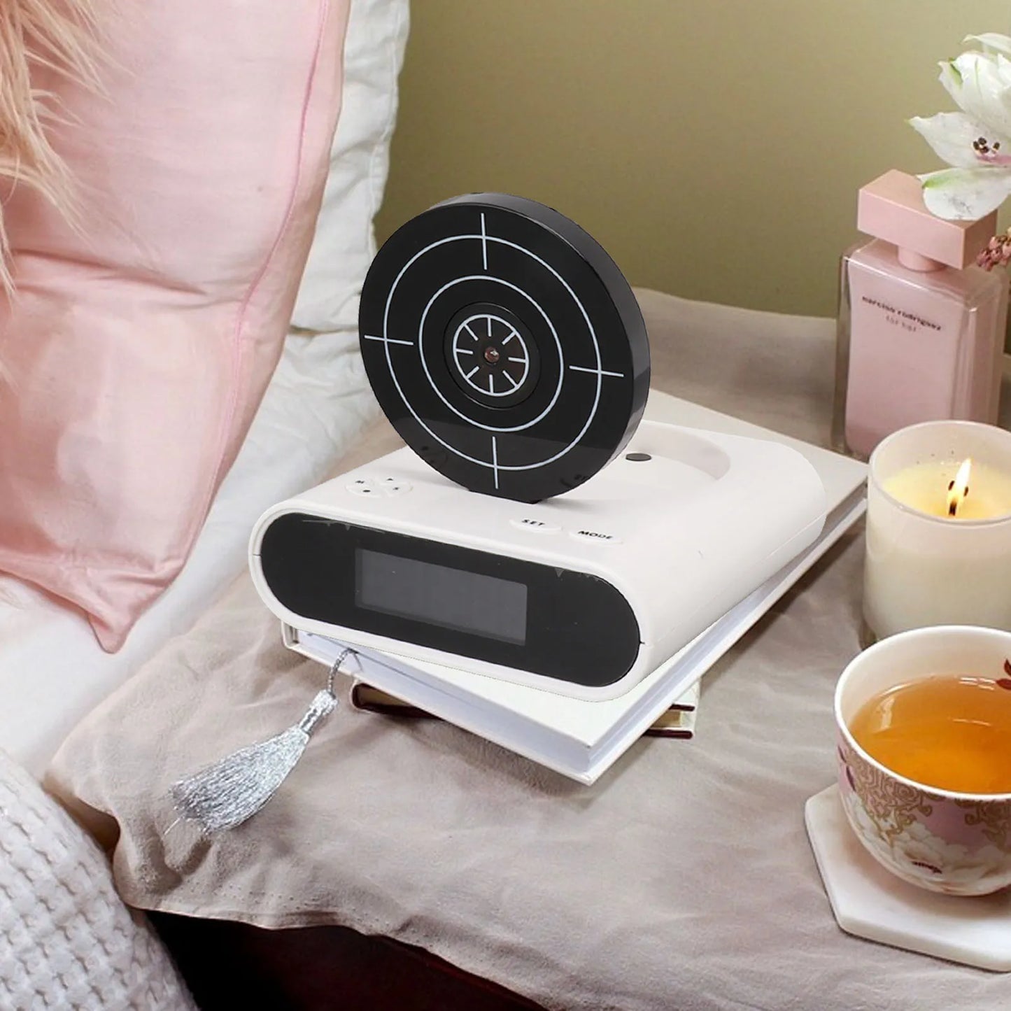 Shooting Target Alarm Clock | LED Display Smart Desk Clock | DealersDealers