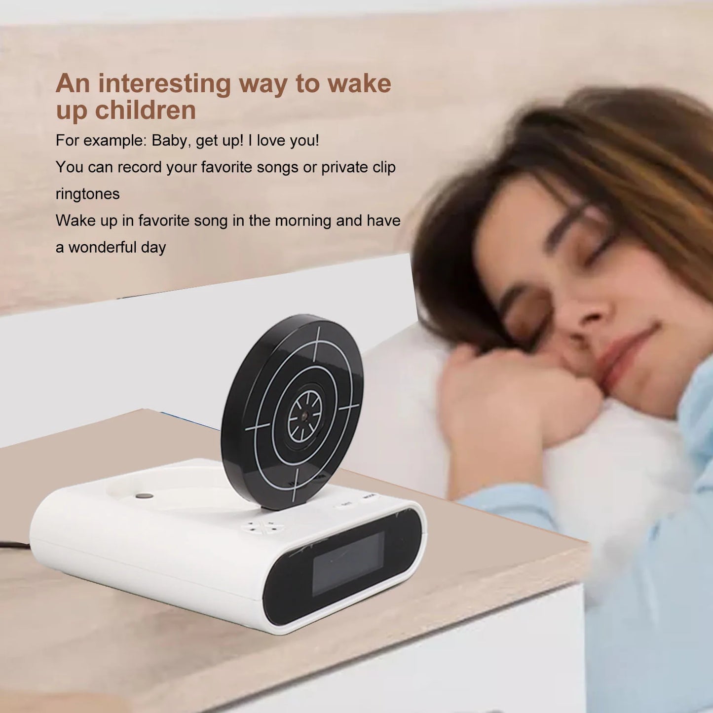 Shooting Target Alarm Clock | LED Display Smart Desk Clock | DealersDealers