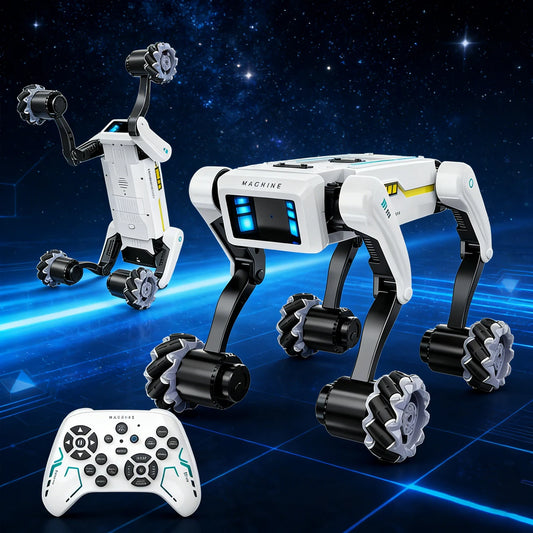 Electric RC Robot Dog | Voice Programmable Clip & Shoot Smart Dog | DealersDealers