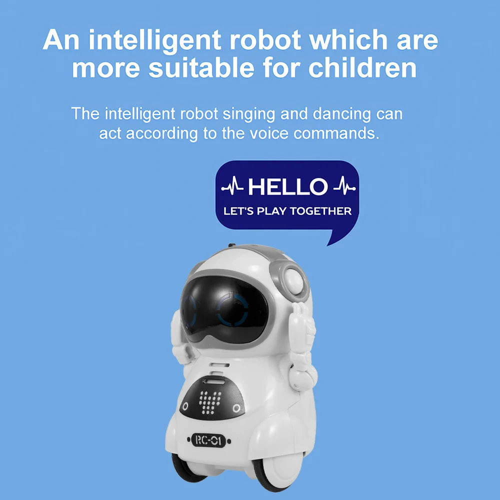 Mini Smart Robot Toy | Talking Voice Recognition Dancing Story Robot | DealersDealers
