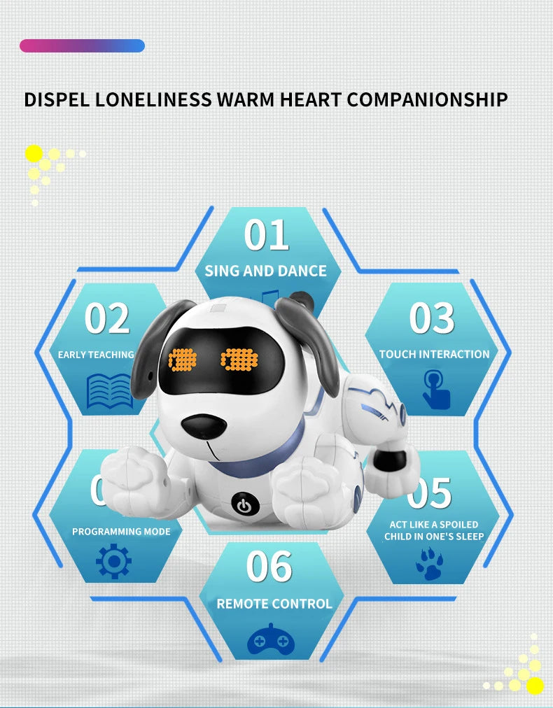 AI Intelligent Pet Robot Dog | Voice Touch Sensing Smart Companion | DealersDealers