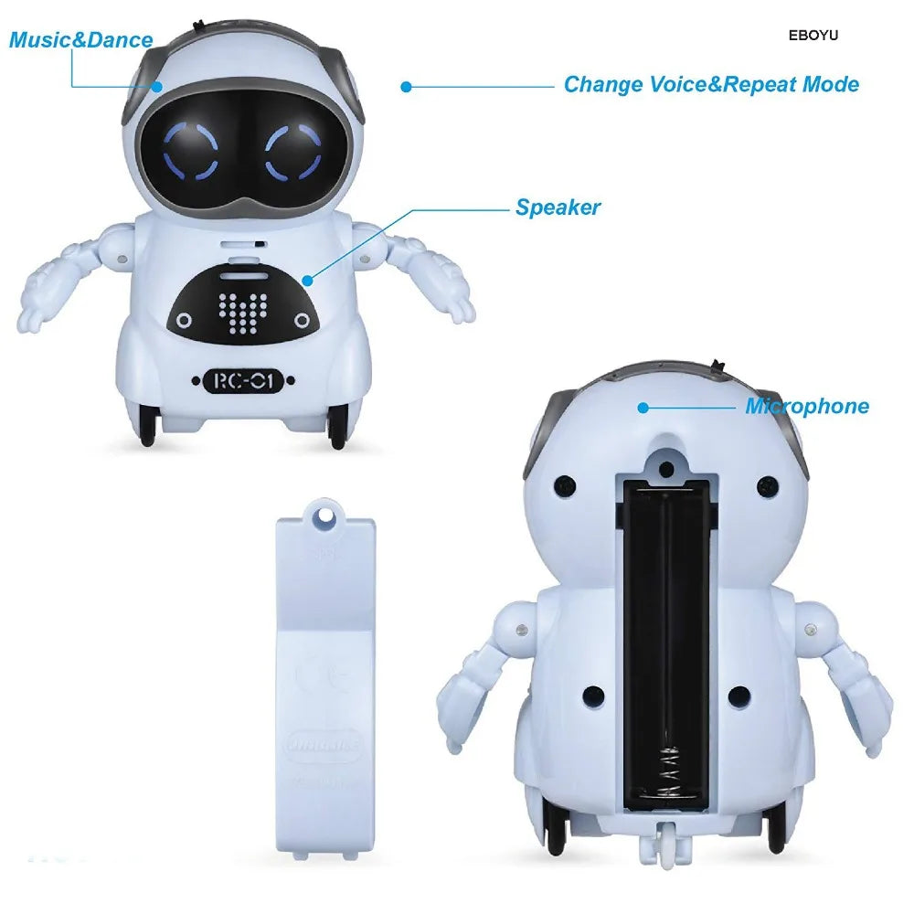 Mini Smart Robot Toy | Talking Voice Recognition Dancing Story Robot | DealersDealers